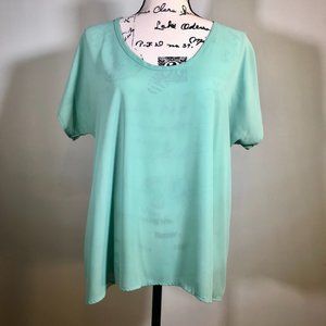 Soprano Sea Foam Green Top